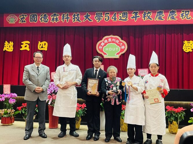 宏國德霖科大54週年校慶　學子奪金連連　越南生張柏香榮獲僑委會頂尖獎學金
